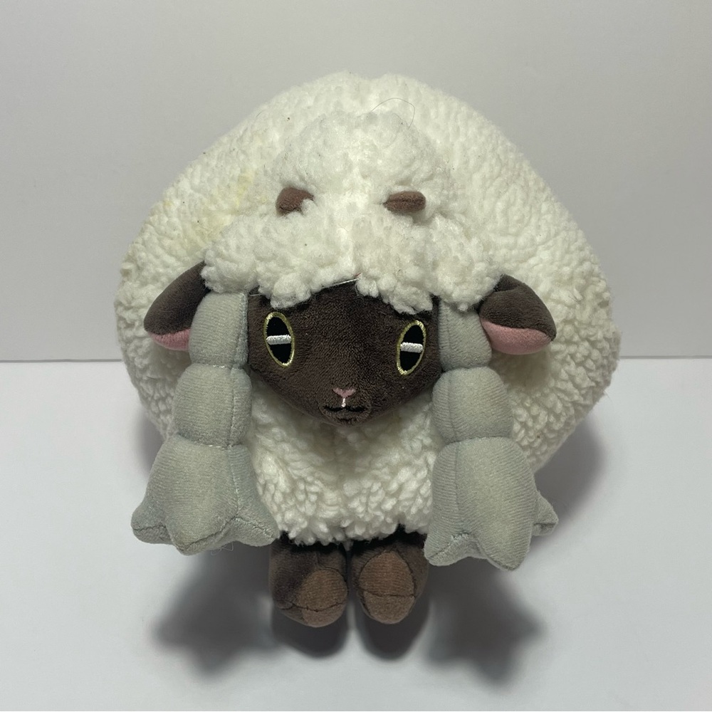 Pokemon Wooloo Plush - White and Brown